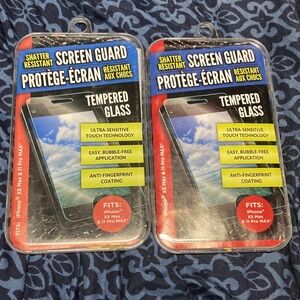 Tempered Glass Screen Guard for iPhone XS Max & 11 Pro Max - Set of 2